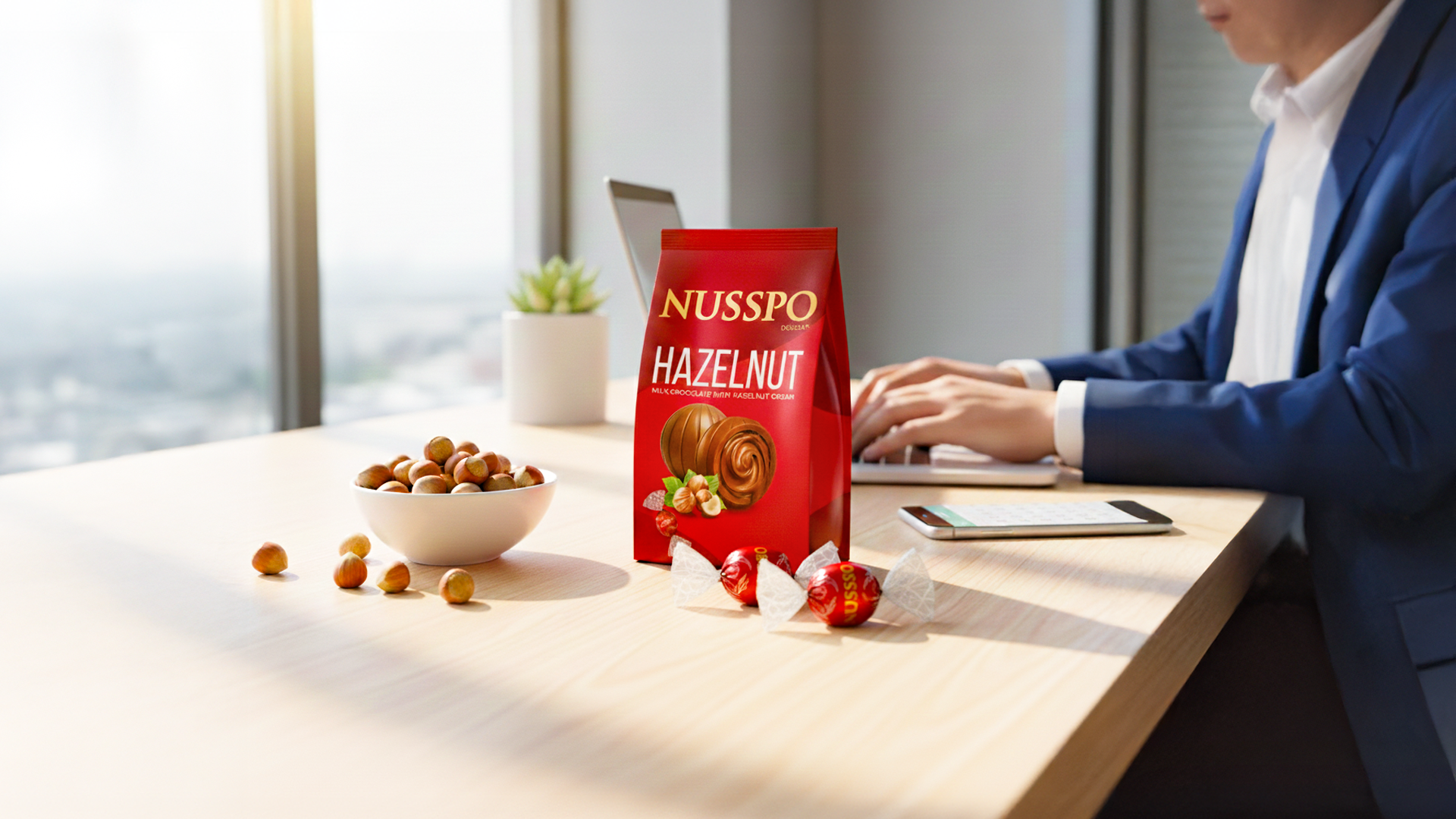 Chocolat au lait à la crème de noisette | Nusspo