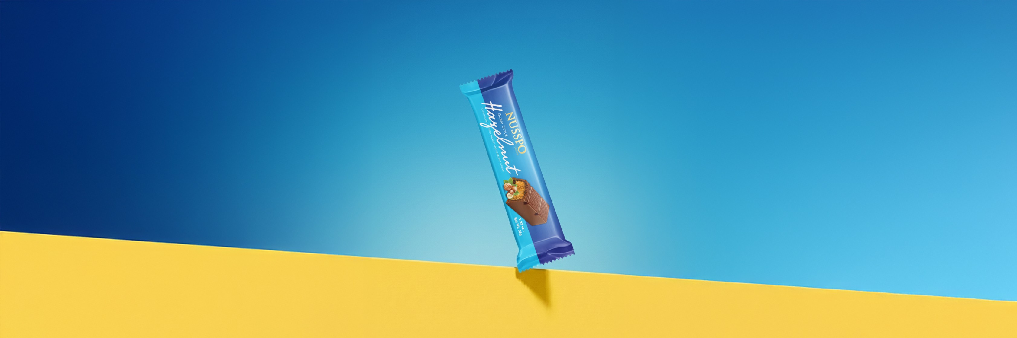 Barre de chocolat au kadayıf et crème de noisette 35 g | Nusspo
