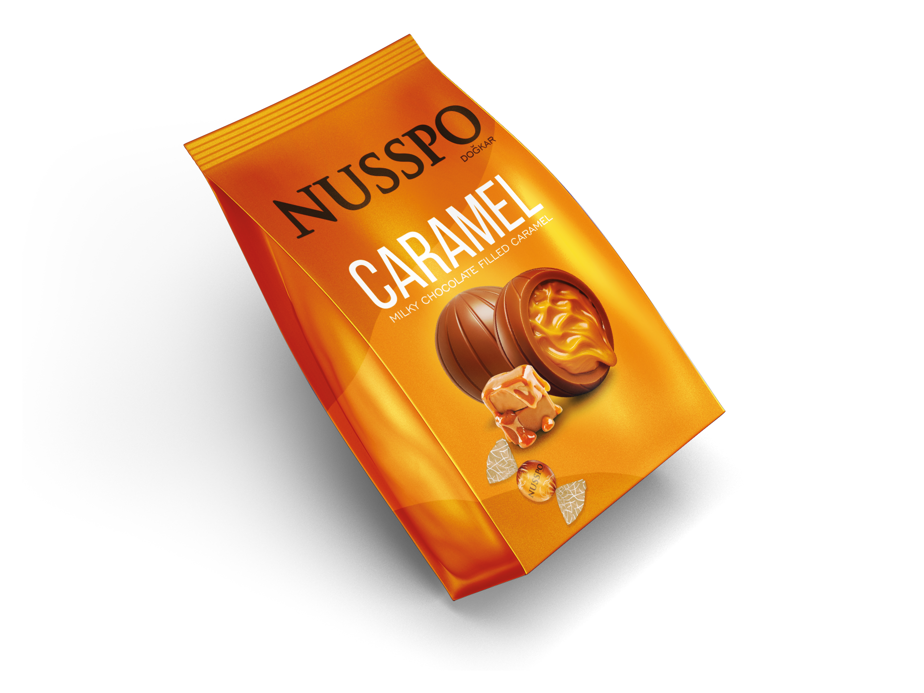 Chocolat au lait fourré au caramel | Nusspo
