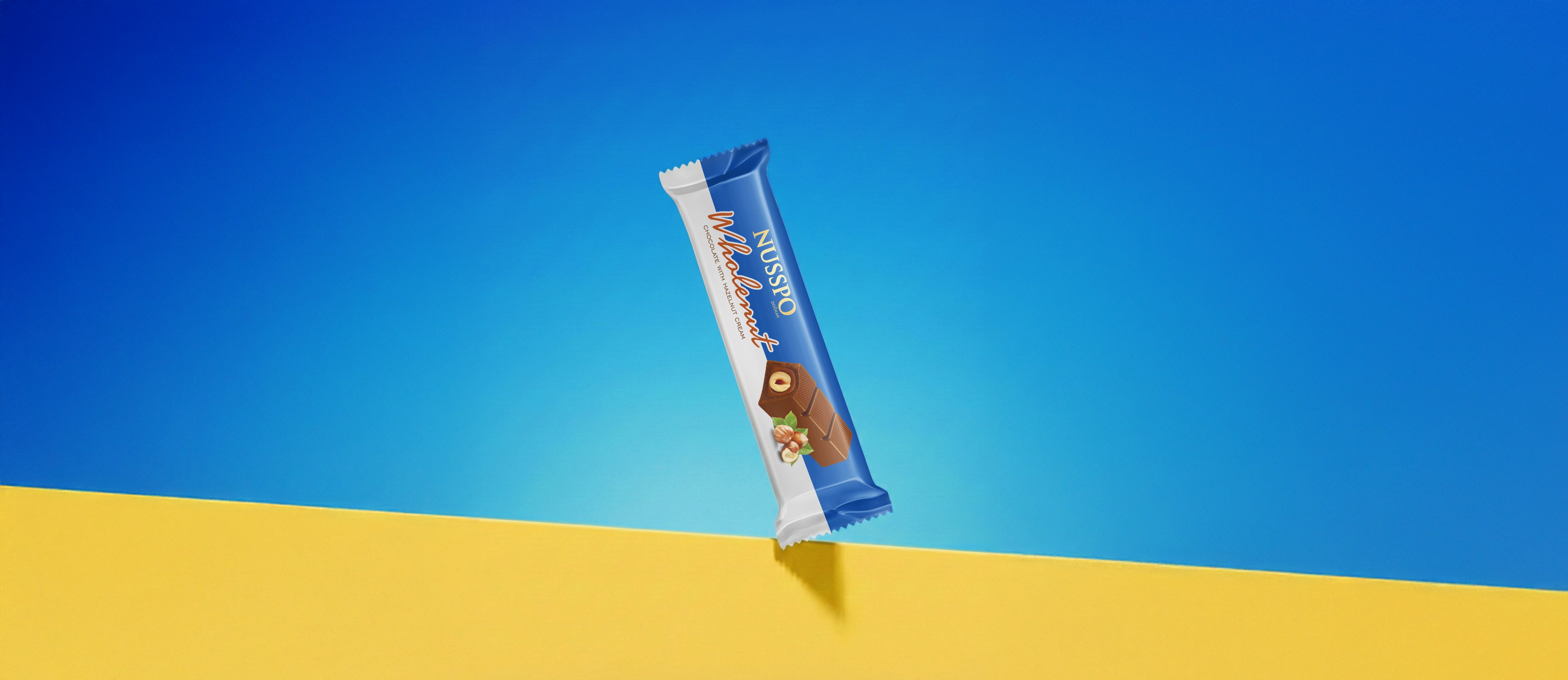 Barre de chocolat aux noisettes entières et crème de noisette 35 g | Nusspo